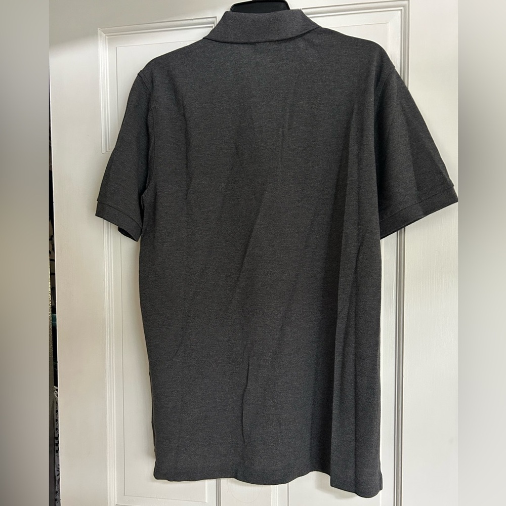 NWT Brooks Brothers Men's Gray Polo Shirt size medium - Picture 2 of 3